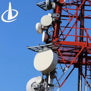 Torre Tubolare Zincata per Telecomunicazioni a 3 o 4 Gambe, in Acciaio Angolare, per Microonde, GSM, LTE, con 3 Tubi per Trasmissione del Segnale - Product Image 5