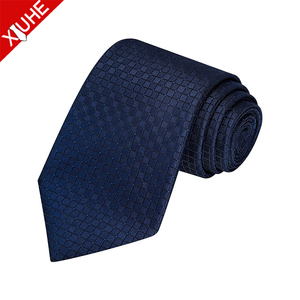 Cravates en polyester extra longues de couleur unie classique de haute qualité cravates à la mode en jacquard <span class=keywords><strong>lavande</strong></span> pour hommes vente en gros - Product Image 4
