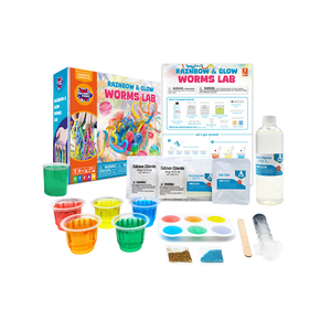 Kit de Gels Colorés Nouilles avec les Gels Arc-en-ciel Kit <span class=keywords><strong>Scientifique</strong></span> Jouets d'Apprentissage Sûrs pour les Enfants pour Faire des Expériences Scientifiques Magiques - Product Image 1