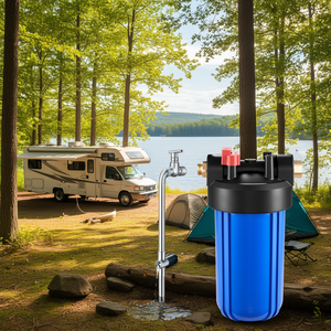 Système de filtration d'eau propre pour camping-car, 1 étape, pour le camping en plein air et l'utilisation en bateau - Product Image 2