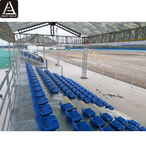 행사를 위한 6 개의 줄 금속 구조상 옥외 Bleacher 강철 경청자 <span class=keywords><strong>Grandstand</strong></span> - Product Image 5