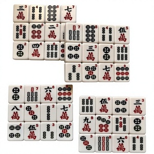 Tuiles de Mahjong en Résine Coulée Écologiques Artisanales Artistiques Traditionnelles à Motif Circulaire Forme Personnalisée Souvenir - Product Image 1