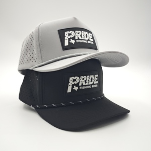 Gorra de golf impermeable de 5 paneles con logotipo de silicona personalizado, bajo MOQ, OEM, insignia de goma perforada con láser, estilo clásico. - Product Image 3