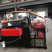 Équipement de scellement des fissures de chaussée à moteur diesel 350L, machine de réparation des fissures routières 350L, machine de scellement au bitume
