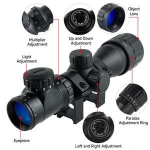 Mira Telescópica de Caza con Láser de Punto Rojo 2-6X32AOEG, la Más Vendida de Fábrica, con Aumento de Objetivo Ajustable y Retícula con Iluminación Roja y Verde - Product Image 2