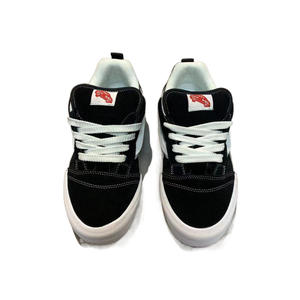 Baskets Décontractées Style Street Cool Automne Printemps Noir <span class=keywords><strong>Samurai</strong></span> Academy Rétro Américain Design Pain Dodue à Lacets Couleur Unie - Product Image 5