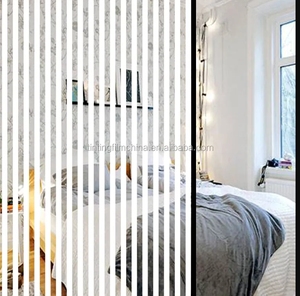 Película de Vidrio Esmerilado de Color Blanco en Rollo, Mini <span class=keywords><strong>Persiana</strong></span> Veneciana Plus, Película de Privacidad con Franjas Horizontales, 1.52*30m - Product Image 2