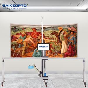 BK-TW32A 3D 5D ngoài trời trong nhà UV mực tường máy in với Robot hẹp margin tường máy in - Product Image 4