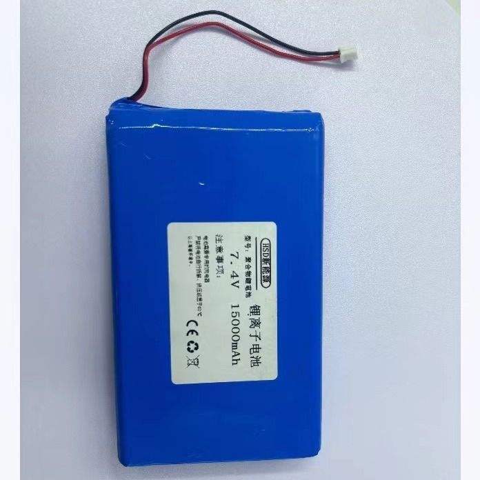 เซลล์แบตเตอรี่เกรด 19X65X118A, ความจุ 15000mAh, ปลั๊ก JST