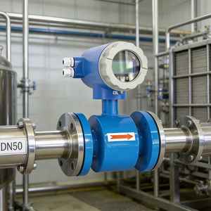 Medidor de Fluxo Sanitário em Aço Inoxidável Estável Confiável Alta Precisão Certificado <span class=keywords><strong>ISO</strong></span> Medidor de Fluxo Eletromagnético de Líquidos - Product Image 1