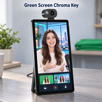 Çoklu Kamera İç Mekan Canlı Yayın Ekipmanı Android Video Switcher RTMP RTSP Yayın Yeşil Ekran Chroma Key OEM Mevcut