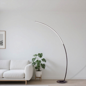 Bắc Âu hiện đại lớn thiết kế góc sàn Đèn bán buôn sang trọng ARC LED Đèn sàn cho phòng khách trang trí nội thất - Product Image 4