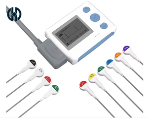 Électrodes jetables pour <span class=keywords><strong>Holter</strong></span> <span class=keywords><strong>ECG</strong></span> à 12 dérivations, conformes ISO13485, avec piles AAA longue durée pour une surveillance 24h/24 - Product Image 4