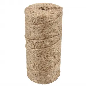 2mm 3Ply Jute Packaging Rope 120m Twine String Gift Wrap for Gift Wrapping and Craft Projects