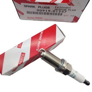 Bujía de iridio para coche OE 90919-01247 <span class=keywords><strong>FK20HR11</strong></span> para Celica, Rush, Prius, Corona, gasolina, doble iridio, repuesto de alta calidad - Product Image 1