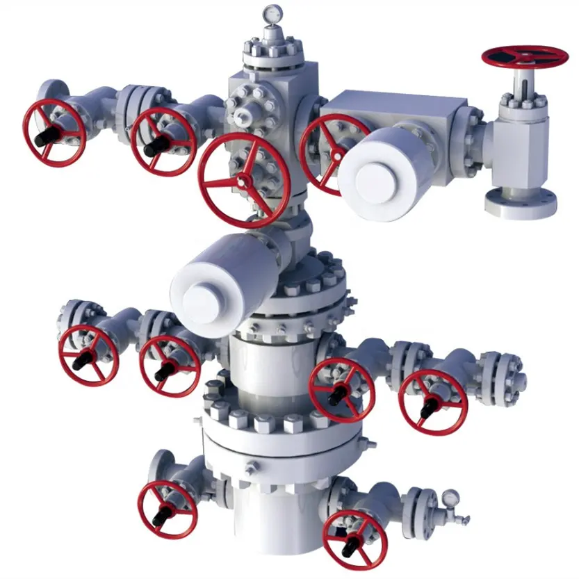 Высокое давление API 6A устьевое оборудование X-елка Рождественская елка для бурения нефтяных и газовых скважин