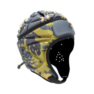 スポーツゴールキーパー保護安全ギアヘッド保護サッカーヘルメットラグビーヘルメット