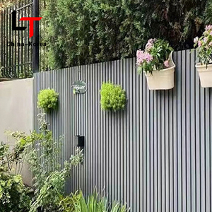 LT Offre Spéciale 3D Grain de bois Vinyle WPC Panneau mural cannelé Latte Panneau mural en mousse co-extrudée rainuré sans couture pour la décoration extérieure - Product Image 1