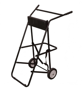 Carretilla de mano de acero de dos ruedas duradera para transporte de motores fueraborda y motores de pesca - Product Image 2
