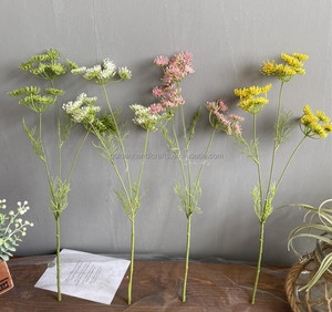 Fleurs de mariage modernes fleurs artificielles Queen Annes Lace Babys Breath Flower pour décoration de mariage - Product Image 4