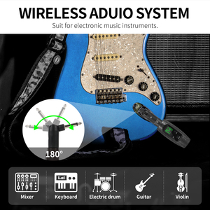 Xtuga U-95 không dây năng động Microphone với Transmitter & <span class=keywords><strong>Receiver</strong></span> cầm tay tiếng ồn hủy bỏ 164ft phạm vi cho hiệu suất sân khấu - Product Image 4