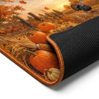 Tapis de clavier personnalisé Thanksgiving Harvest XXL, tapis de souris 900 x 300 mm, tapis de bureau en polyester et caoutchouc, impression grand format