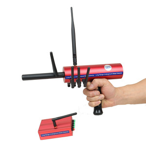 Handheld Underground Metal Detector 400mm LED Indicator For Treasure Hunting Adults Black And Red - Product Image 2