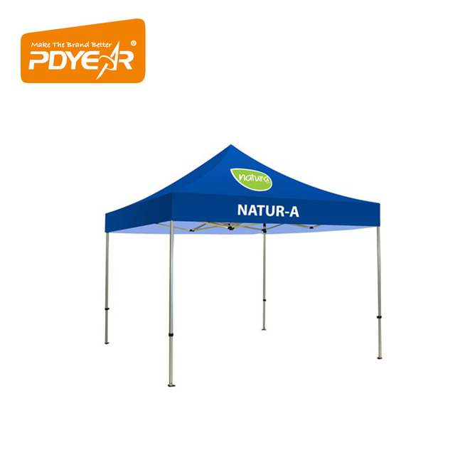 Portable 10x10 Pop up Gazebo Rust Proof Aluminum Frame Waterproof Custom Advertising Canopy Tents for Events