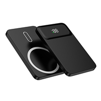 Pengisi Daya Portabel Ultra Tipis Berbahan Aluminium Alloy dengan Baterai Li-Polymer, Pengisian Nirkabel Magnetik & Cepat Tipe-C 22.5W untuk iPhone Android