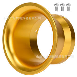 Tubo de Admisión de Aire Redondeado de Aluminio Zhennerui para Motocicleta, 50mm 55mm, Reemplazo Superior para Mejora y Modificación - Product Image 4