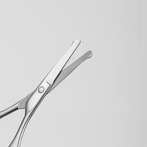 Cute Mini Straight Blade <span class=keywords><strong>Scissors</strong></span> Private Nose Hair <span class=keywords><strong>Scissors</strong></span> Aço inoxidável tamanho pequeno para cuidados pessoais - Product Image 4