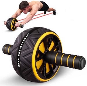 ONESTARSPORTS-rueda grande para entrenamiento muscular, juego de rueda abdominal plegable para ejercicio en casa - Product Image 5