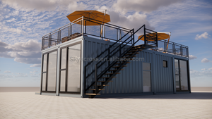 Casa contenedor modular prefabricada de 3 dormitorios, entrega rápida, para pozo de agua - Product Image 6