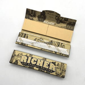 Papier à rouler pour cigarettes, marque OEM King Slim, taille fine, non blanchi, transparent, 14GSM, tailles 107x44mm 78x44mm pour - Product Image 3