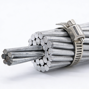 Câble ACSR, câble en aluminium toronné à âme en acier, câble <span class=keywords><strong>Almelec</strong></span>, câble d'alimentation aérien, conducteur nu, basse tension, fourniture directe d'usine - Product Image 4