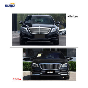 Bộ bodykit GUGO dành cho phụ kiện Mercedes Benz S W222 2014-2017, nâng cấp cản trước & sau, cản xe cho mẫu M 2018-2020 - Product Image 2