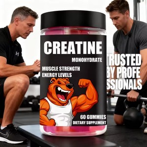Gominolas de Monohidrato de Creatina OEM, Suplemento Pre-Entrenamiento Potenciador de Energía, 60 Gominolas de Creatina sin Azúcar - Product Image 5