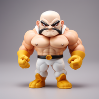 Modèles 3D personnalisés Figurines Statues Jouets en PVC Figurines miniatures de joueurs de football Figurines d'action de joueur de football en plastique PVC