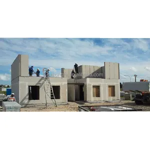 Real Estate Houses Boundary Wall Machinery Automatic Prefab Foam Concrete Lightweight EPS Cement Wall Panel Line