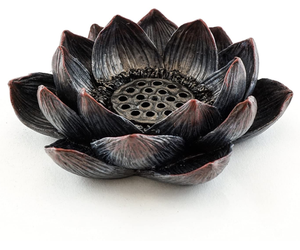 Brûleur d'encens Lotus et porte-bougie chauffe-plat, méditation, fleur, <span class=keywords><strong>jardin</strong></span> <span class=keywords><strong>zen</strong></span>, statue <span class=keywords><strong>de</strong></span> Bouddha, figurine, décoration <span class=keywords><strong>de</strong></span> la maison - Product Image 1