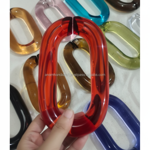 Customized Modern Acrylic Chain Wall Accents Handmade Modern <b>Ornamental</b> Resin Hanging for Home Decor Diwali Festival Ready - Product Image 1