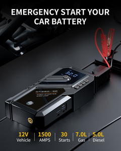 Mới giá rẻ nhảy khởi động lốp Inflator mới nhất 150PSI có thể sạc lại máy nén khí 12V cáp USB sạc dòng Tự động dừng Mini - Product Image 3