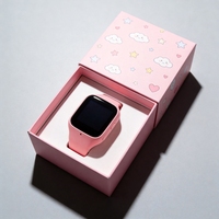Boîte à montre personnalisée avec tiroir coulissant, emballage en papier pour montre intelligente pour enfants, montre-bracelet pour étudiants, boîte cadeau avec impression de logo