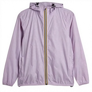 Unisex Packable Windbreaker Jacket Lightweight Water Resistant Outdoor Running Jacket Custom Logo OEM ODM Wholesale Manufacturer - Product Image 1
