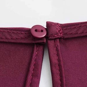 Vestido Midi de Seda Satinada para Mujer, Diseño Vintage sin Mangas, Vestidos Femeninos - Product Image 4