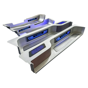 Pedana Posteriore in Lega di Alluminio con LED e Pedale di Benvenuto Stile VIP per Mercedes-Benz <span class=keywords><strong>Vito</strong></span> W447 <span class=keywords><strong>W639</strong></span> MPV - Product Image 4