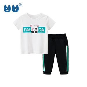 Kids Clothes Fashion Design Children Clothing Summer Short Girls Clothing Set - Product Image 2