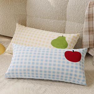 Coussin rectangulaire en forme de fruit style Ins pour lit et canapé, avec housse amovible et lavable, personnalisable, en peluche courte - Product Image 2