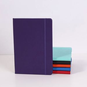 Carnet A5 en cuir PU à spirale avec sangles élastiques, haute qualité, logo imprimé, design personnalisé, emballage sur mesure, vente en gros - Product Image 3