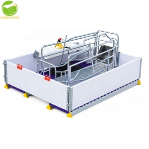 Équipement d'élevage porcin : <span class=keywords><strong>Lit</strong></span> de maternité européen <span class=keywords><strong>pour</strong></span> truies, <span class=keywords><strong>lit</strong></span> de mise bas double, incubateur <span class=keywords><strong>pour</strong></span> porcelets / Cages de mise bas <span class=keywords><strong>pour</strong></span> porcherie - Product Image 1